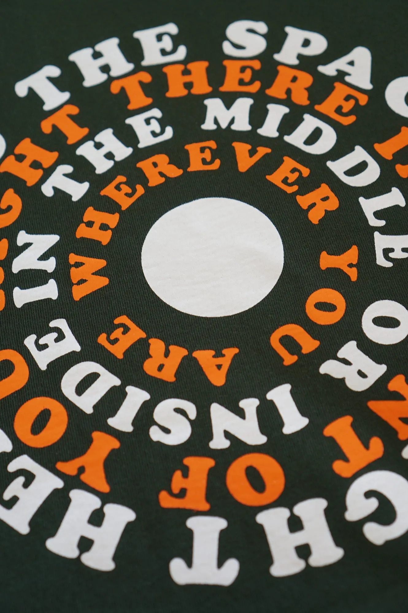 MIDFLD Right Here Long Sleeve Crewneck T-Shirt - Ivy Green