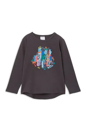Milky | New York Long Sleeve Tee | Size 8-12