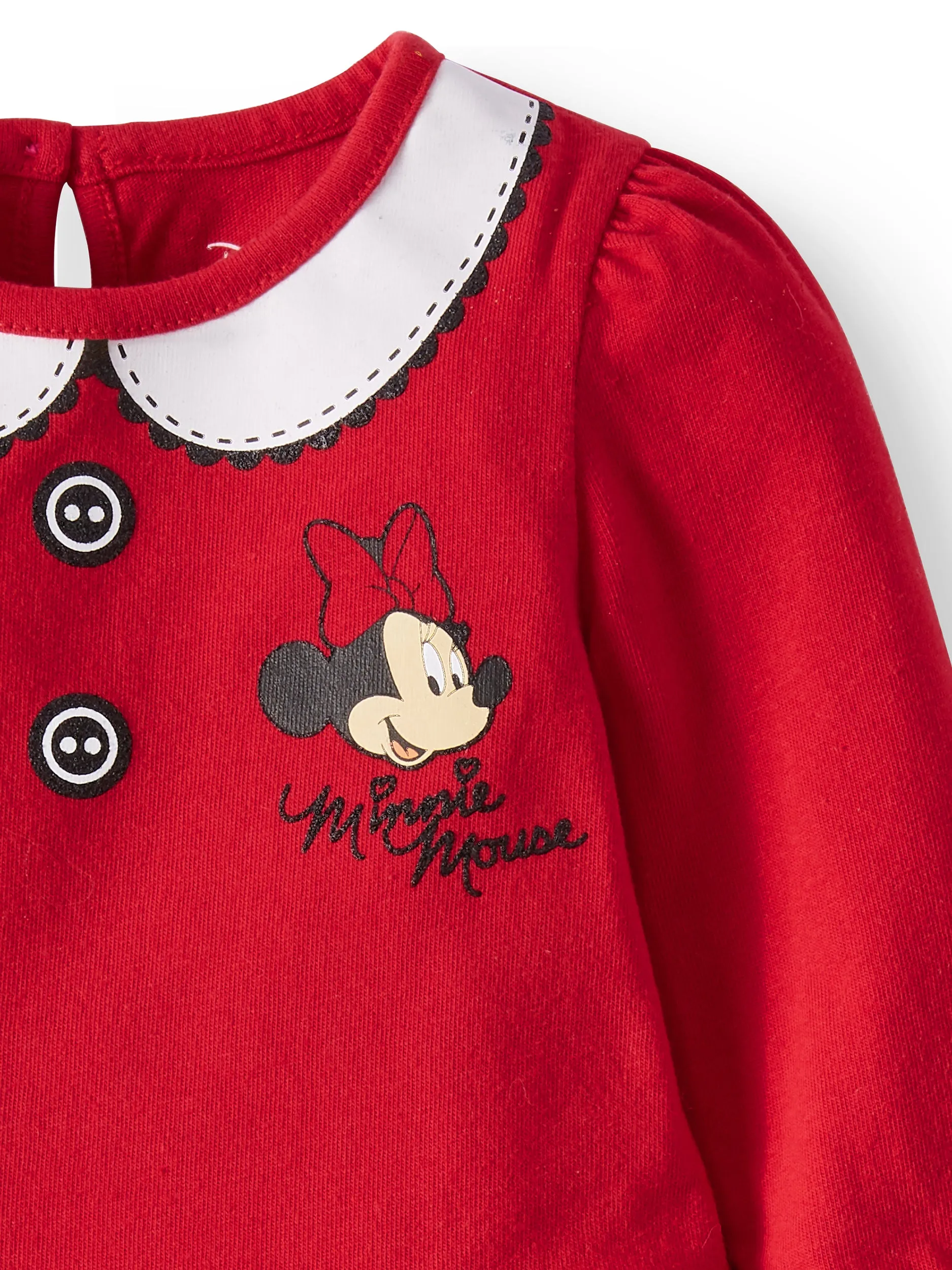 Minnie Mouse  Long Sleeve Tutu Dress & Tights, 2-Piece Outfit Set (Baby Girls)