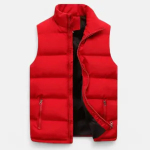 Monacogents | Men's Winter Sleeveless Cotton Vest Jacket