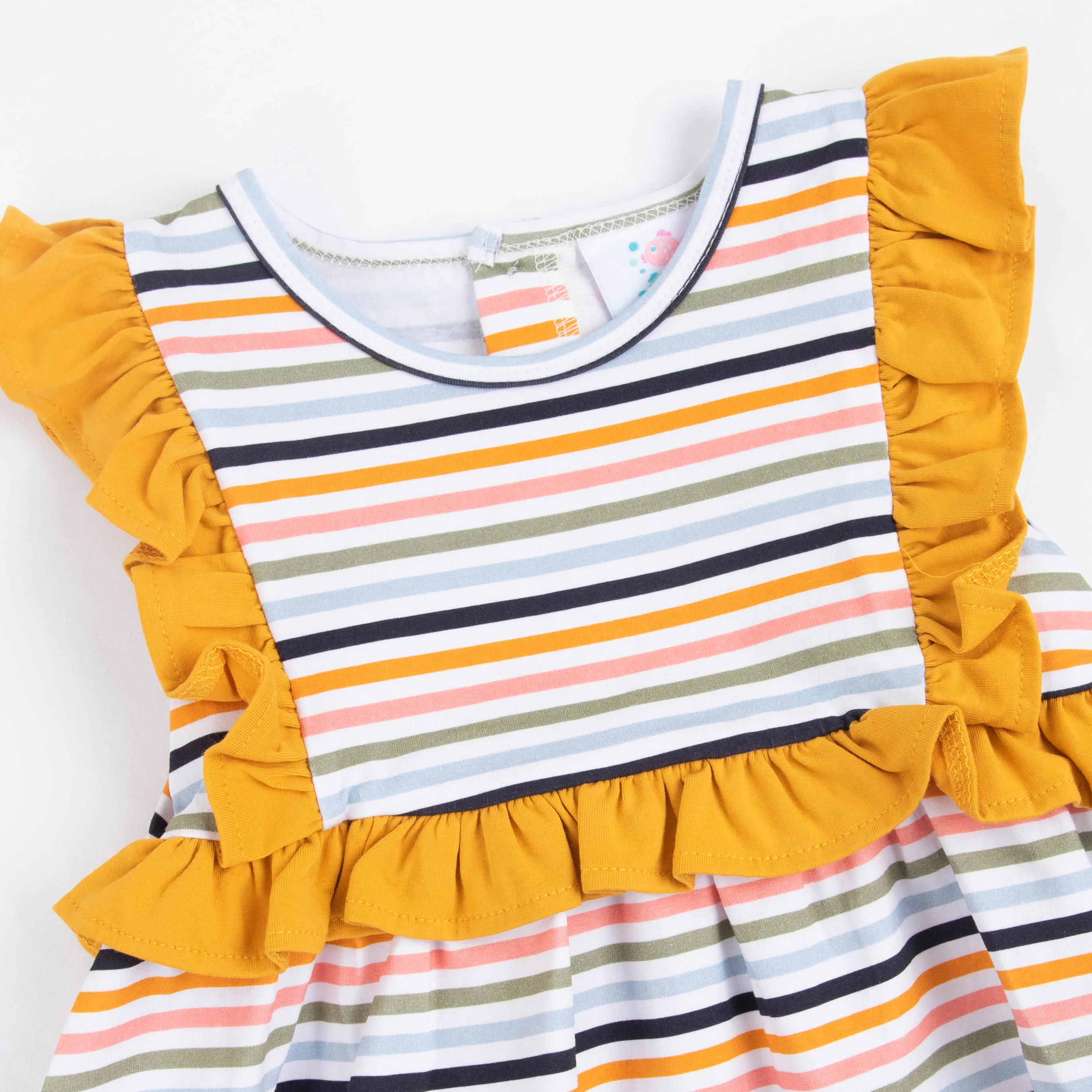 Morgan Tunic Set, Yellow Stripe