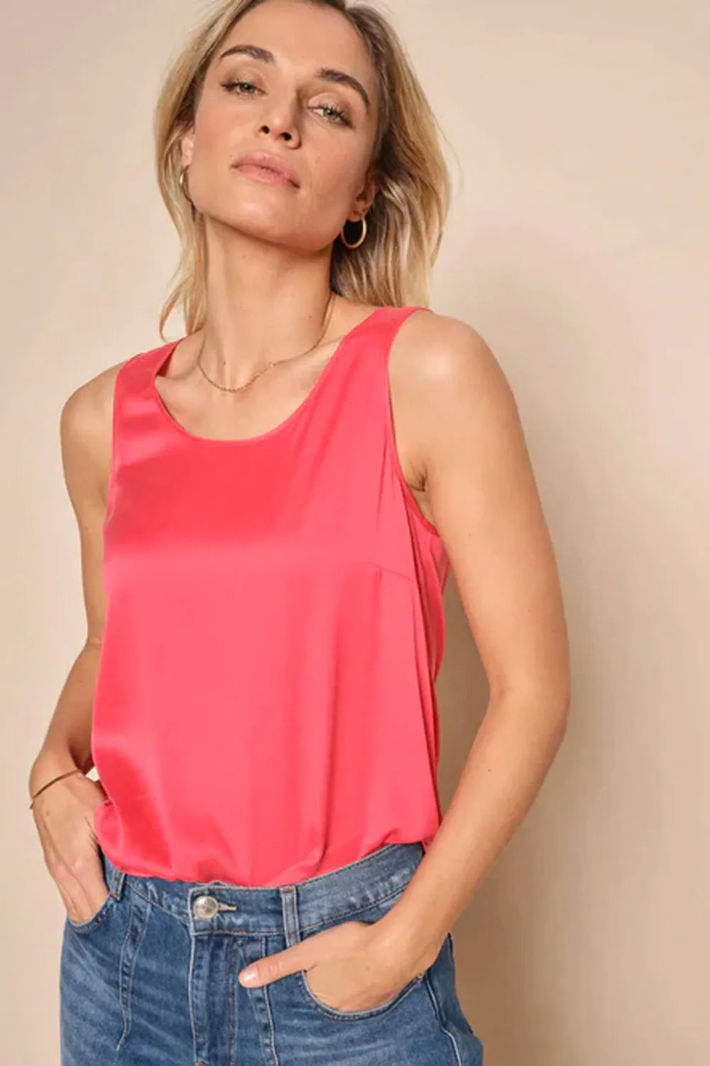 Mos Mosh Astrid Silk Tank Top 134710