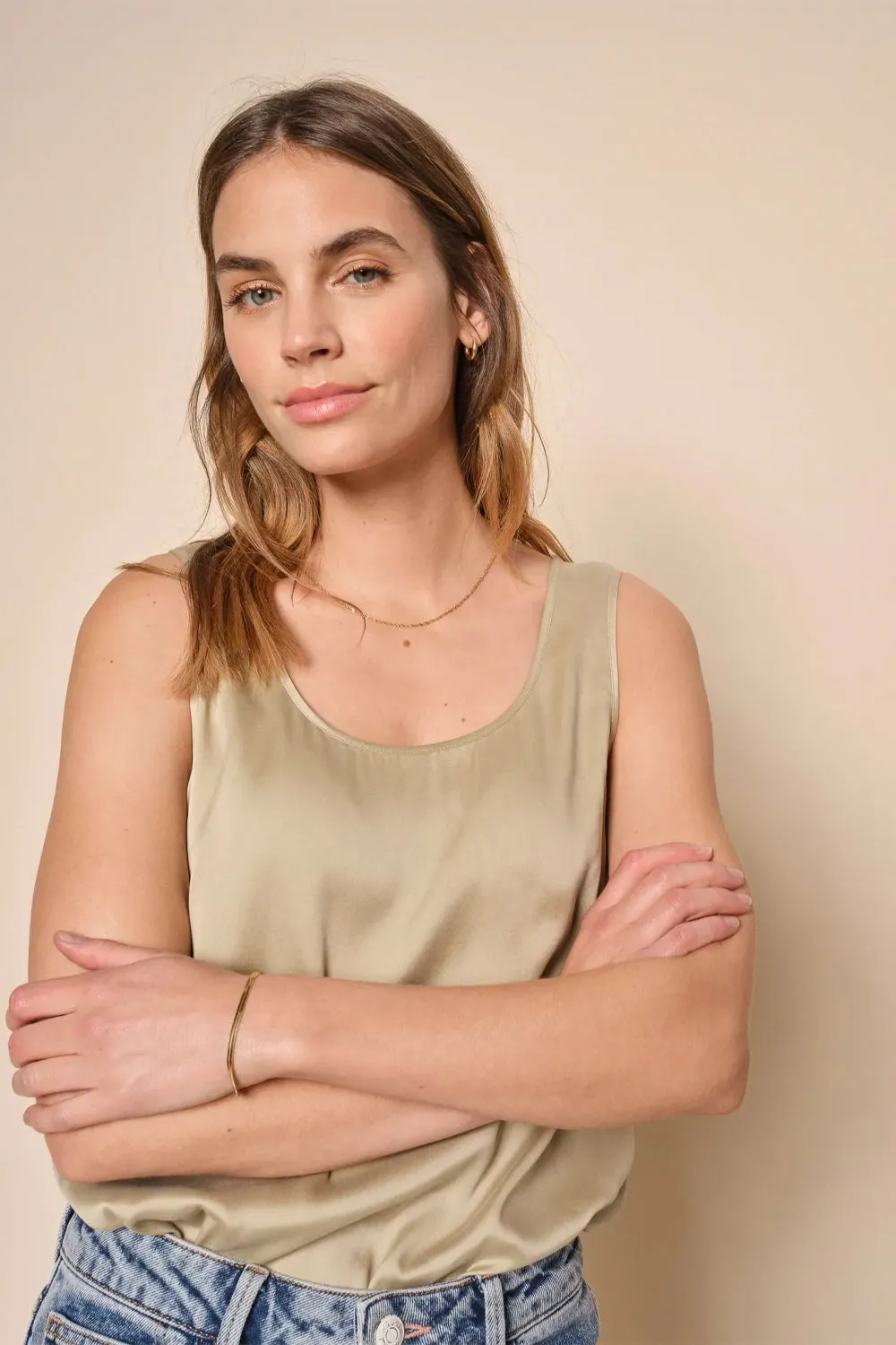 Mos Mosh Astrid Silk Tank Top 134710