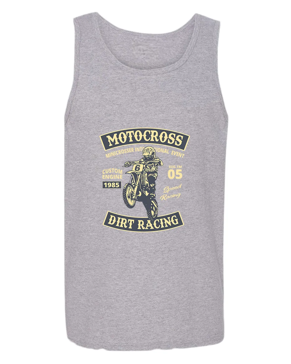 Motocross dirt racing tank top