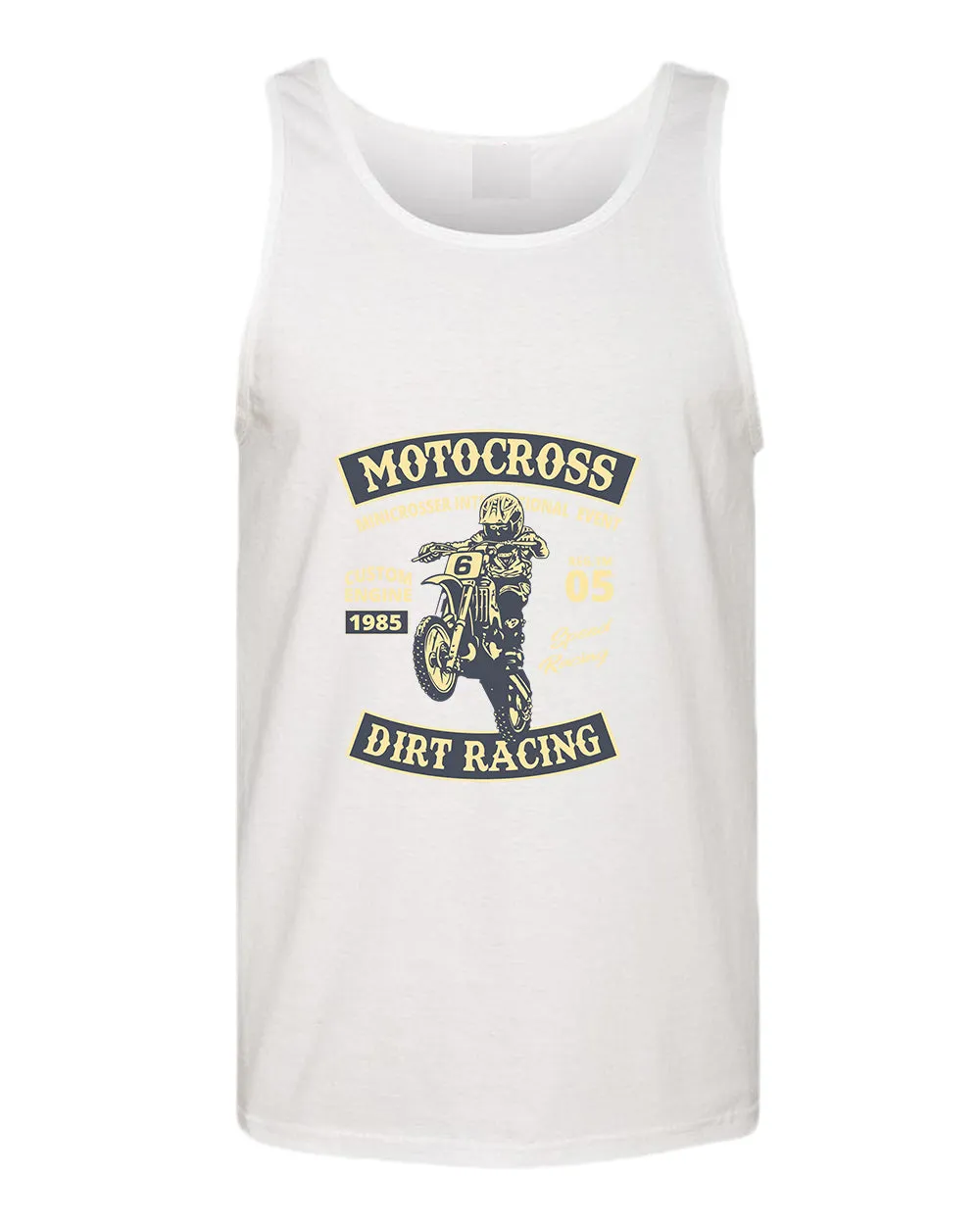 Motocross dirt racing tank top