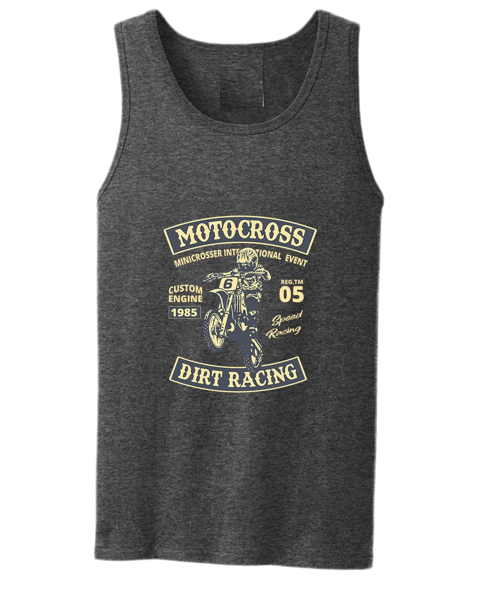 Motocross dirt racing tank top