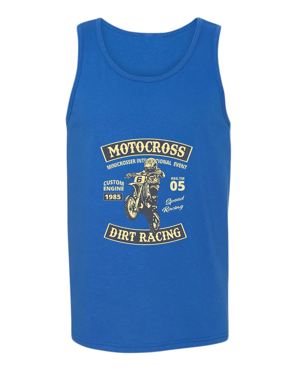 Motocross dirt racing tank top
