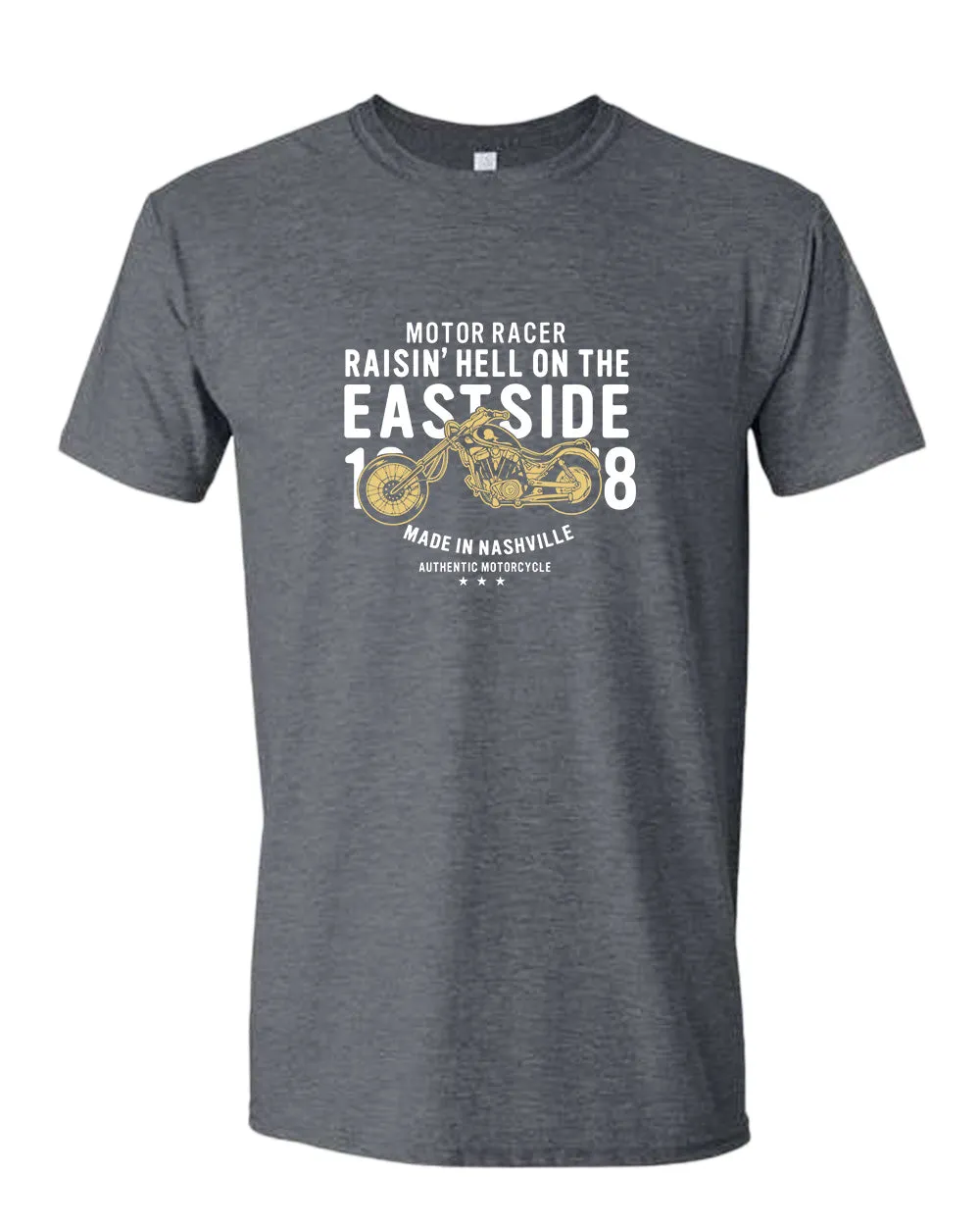 Motor racer, raisin h*ll on the eastside nashville t-shirt