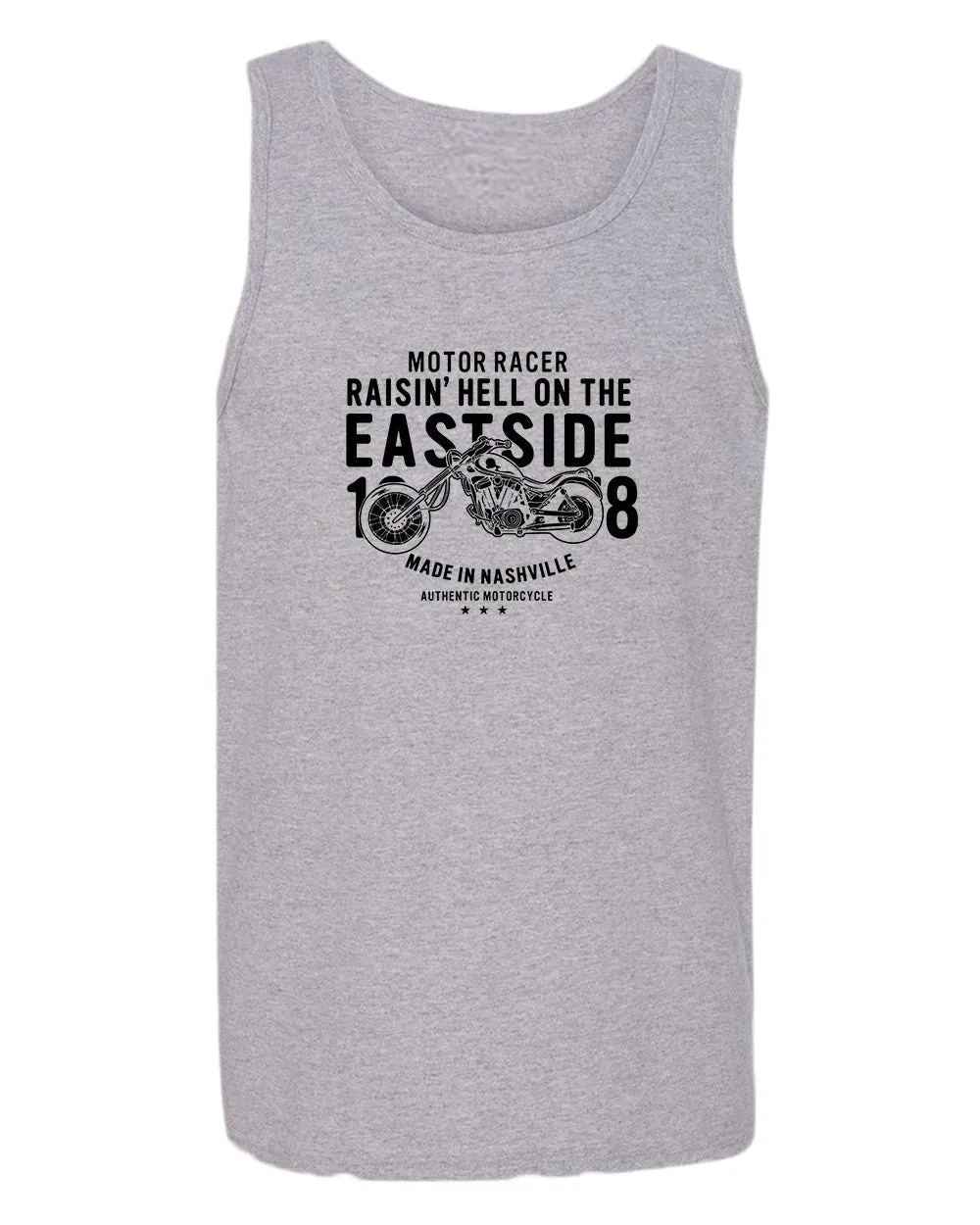 Motor racer, raisin h*ll on the eastside nashville tank top