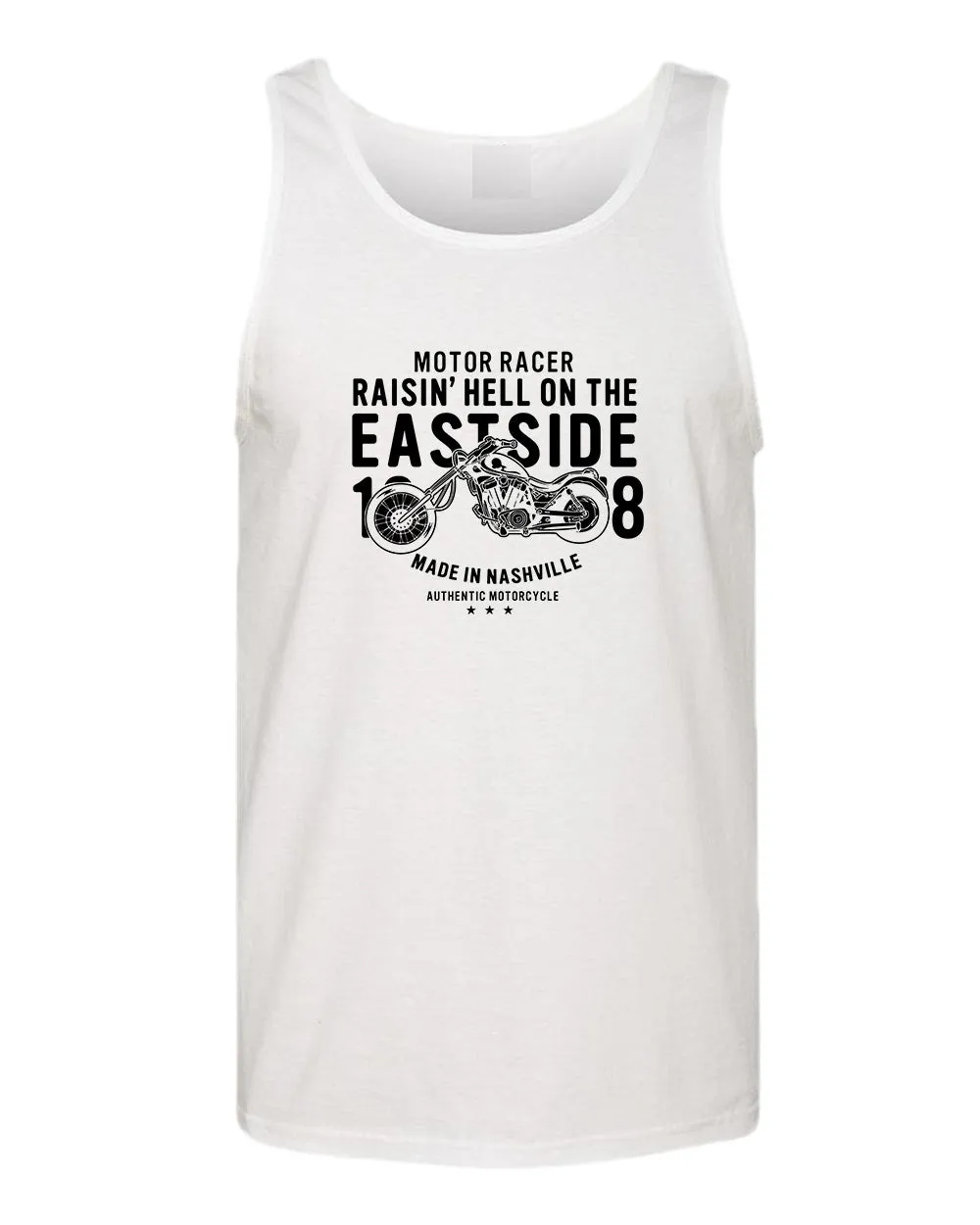 Motor racer, raisin h*ll on the eastside nashville tank top