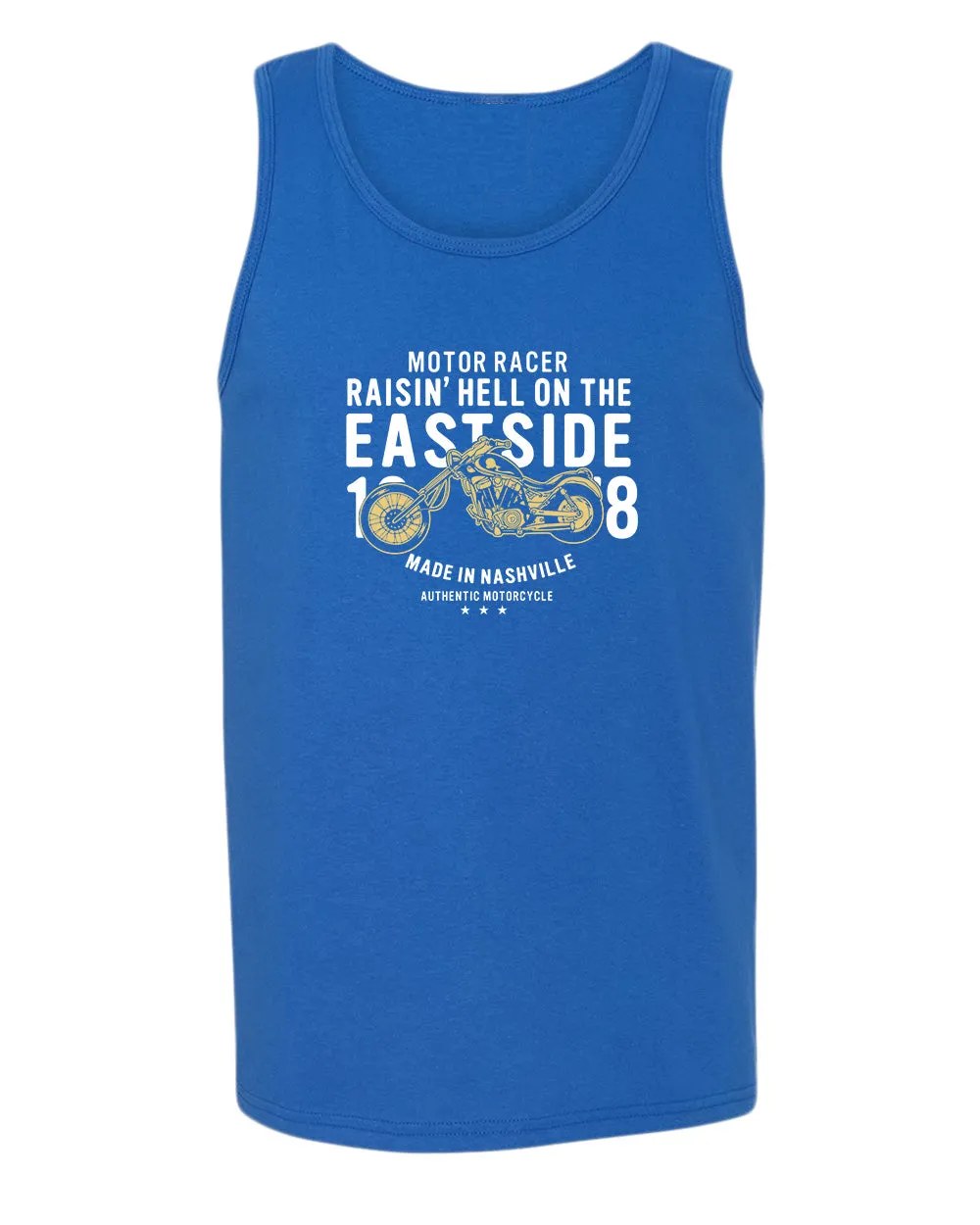 Motor racer, raisin h*ll on the eastside nashville tank top