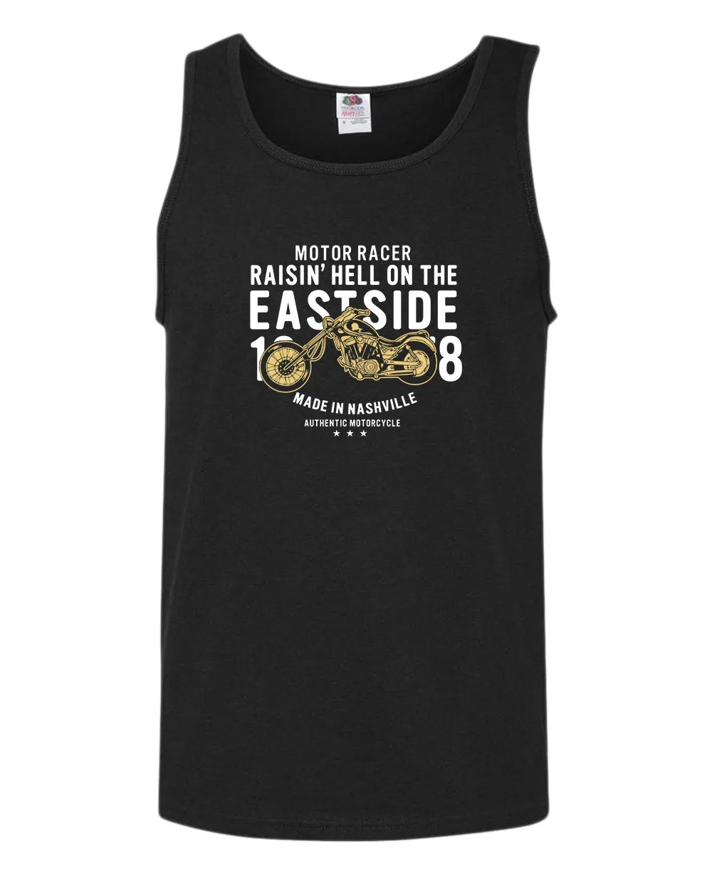 Motor racer, raisin h*ll on the eastside nashville tank top