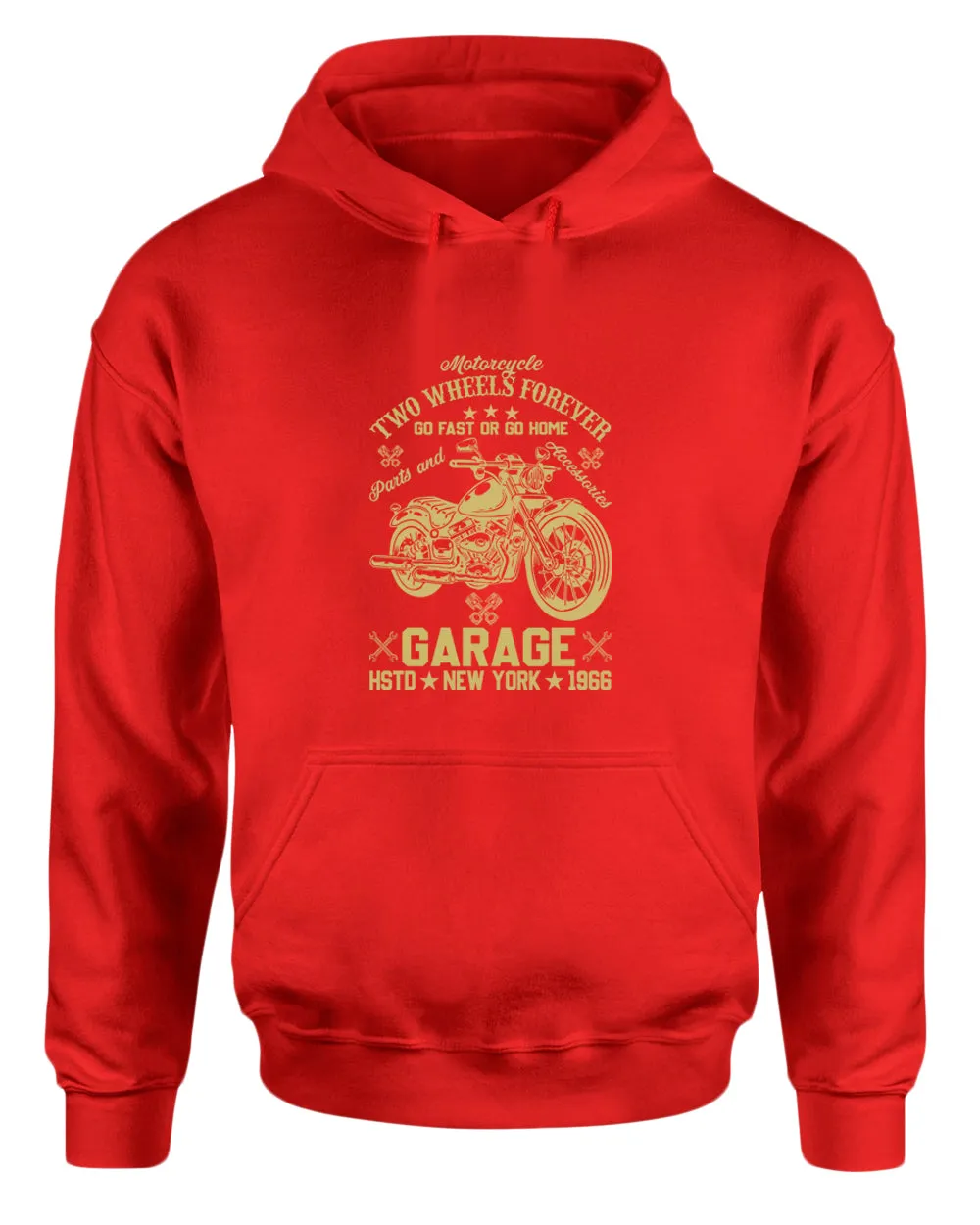 Motorcycle two wheels forever hoodie, garage hoodies