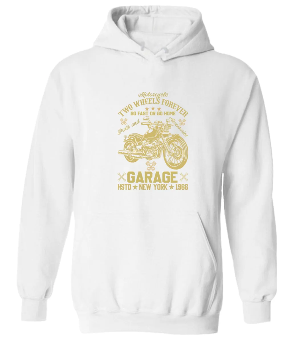 Motorcycle two wheels forever hoodie, garage hoodies