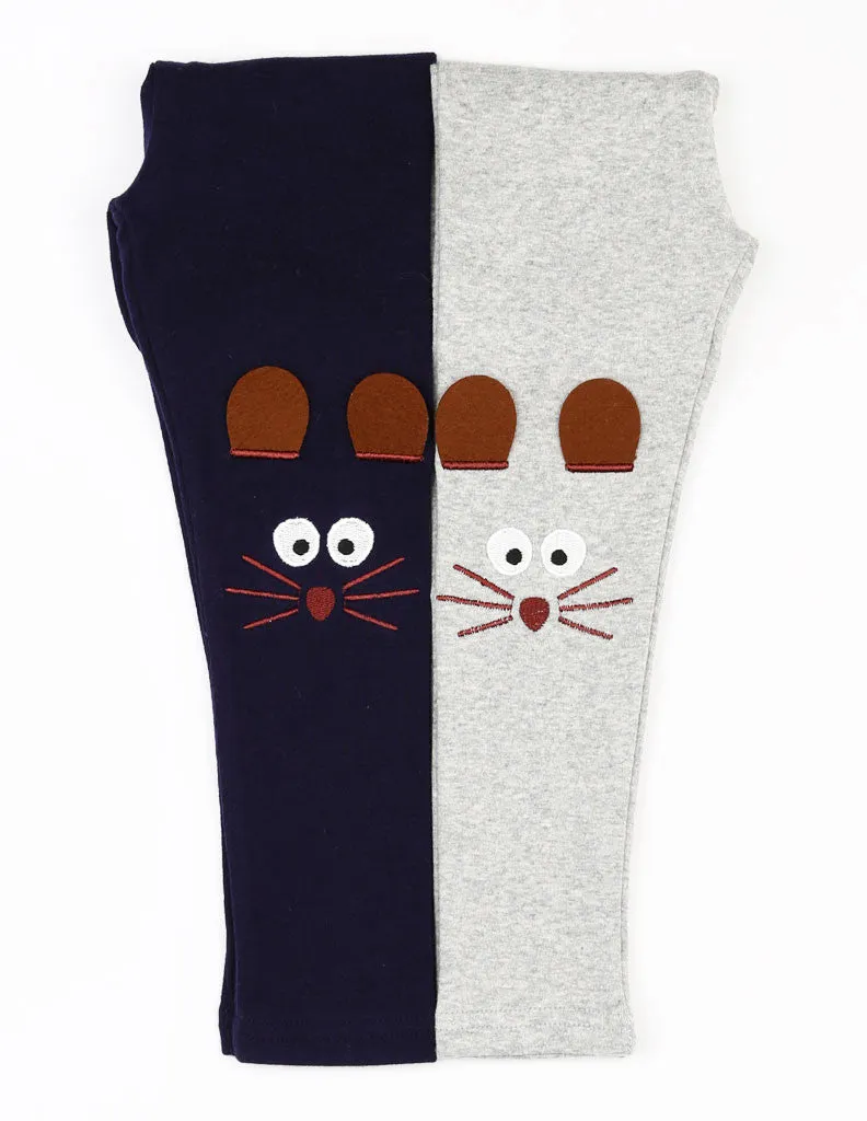 Mouse Leggings Navy