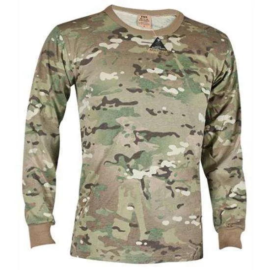Multi Cammo Long Sleeve T Shirt