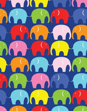 Multi Elly Wrapping Paper