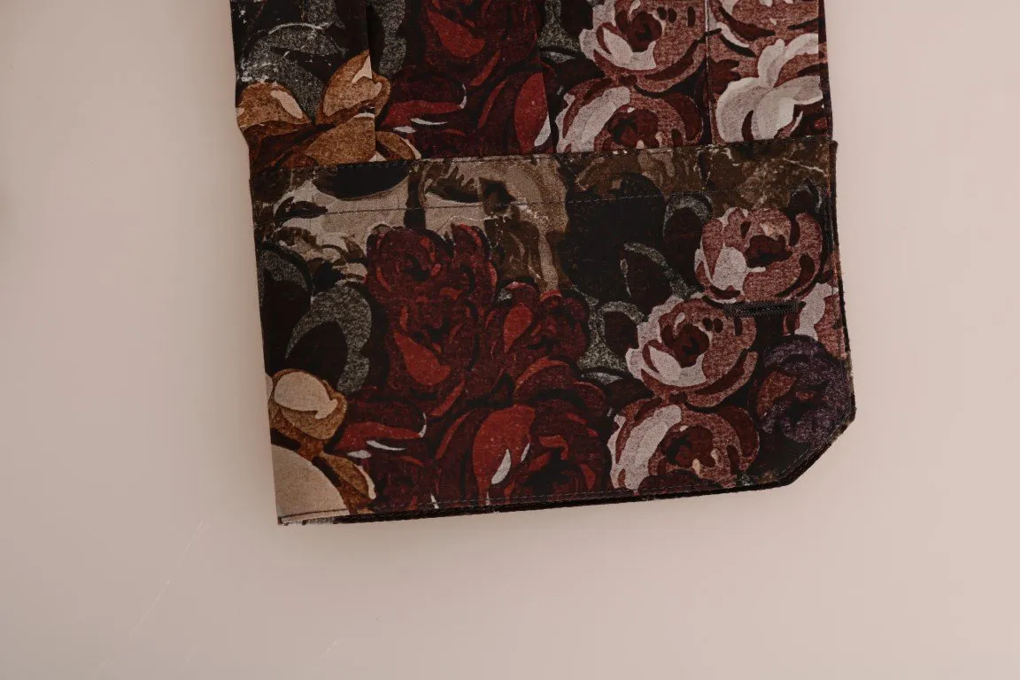 Multicolor Roses GOLD Slim Fit Shirt