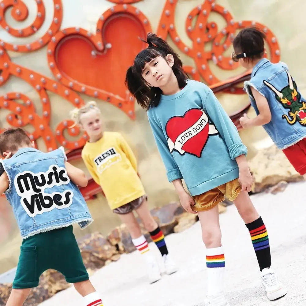 Music Vibes Denim Vest - Unisex