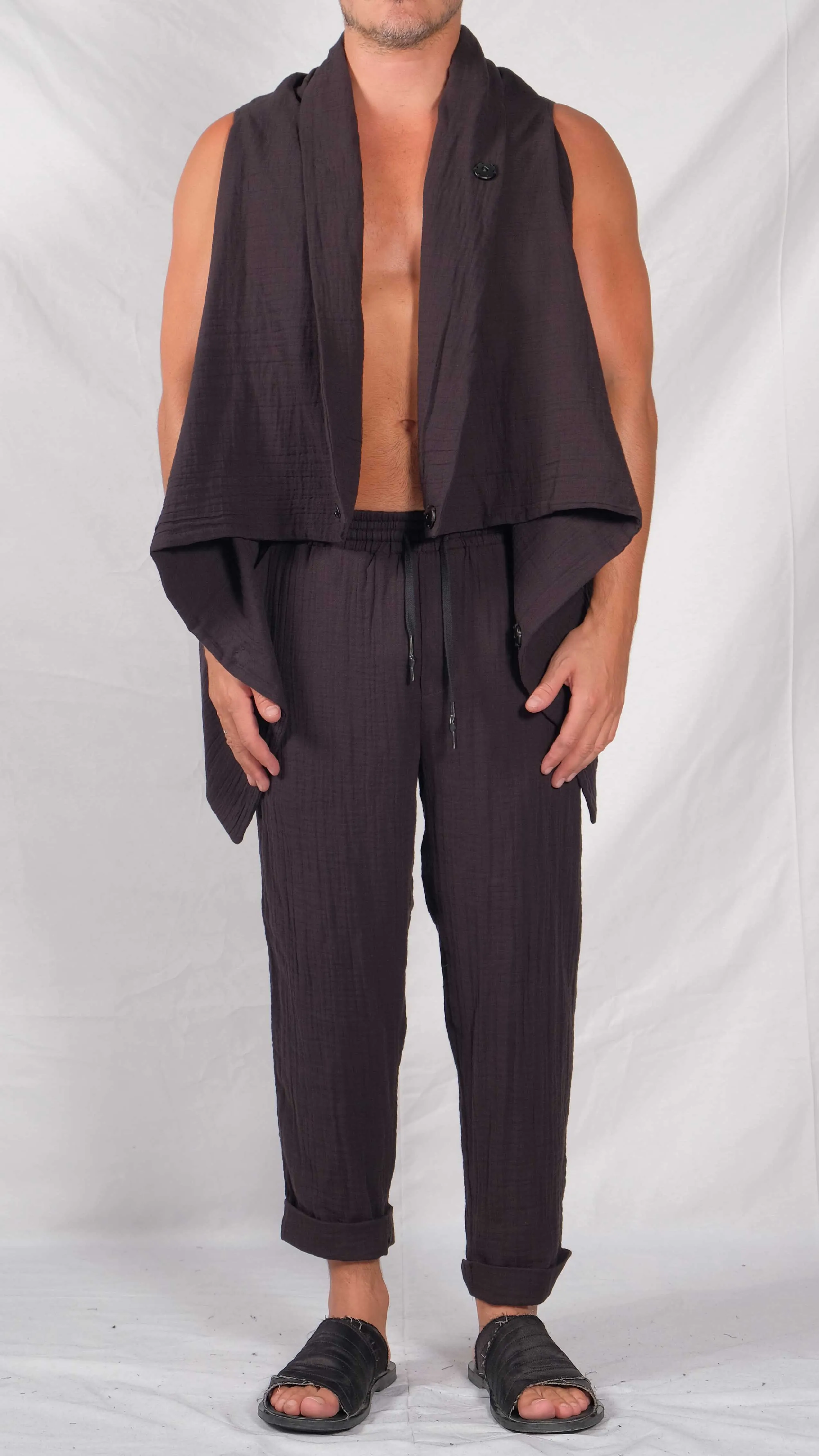 Muslin Sleeveless Top