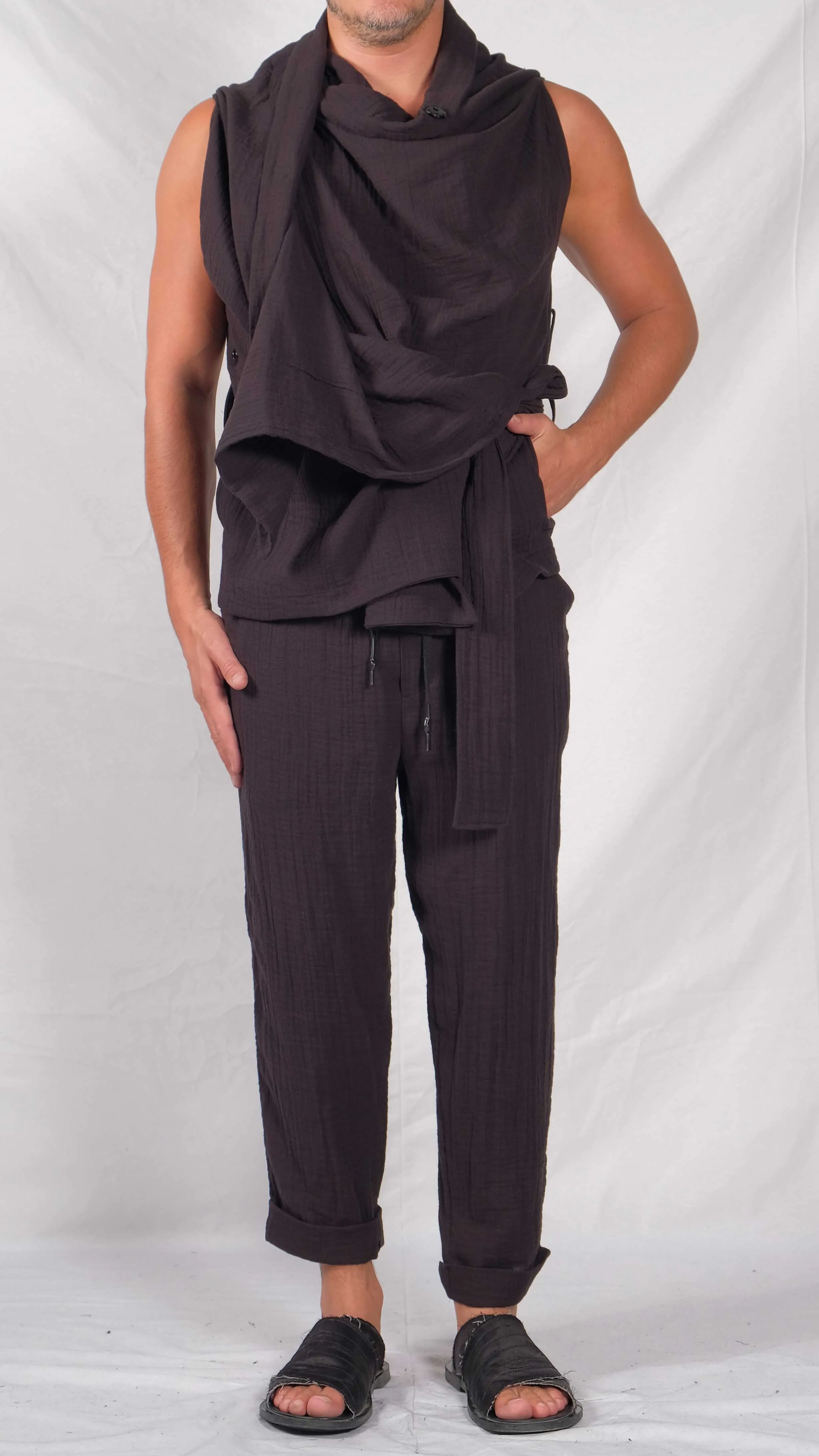 Muslin Sleeveless Top