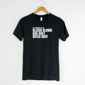 My Clapbacks be Like: Bleach Blonde Bad Built Unisex Tee