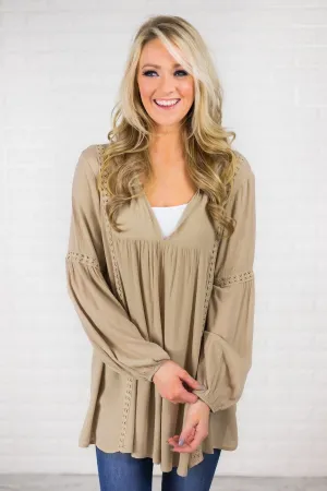 My Favorite Tunic Dress - Wheat