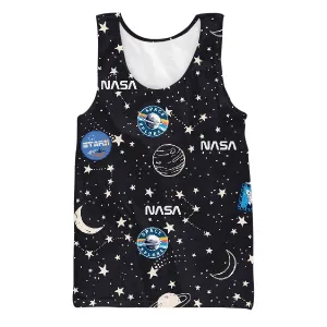 Nasa Pattern Men All over TANK TOP
