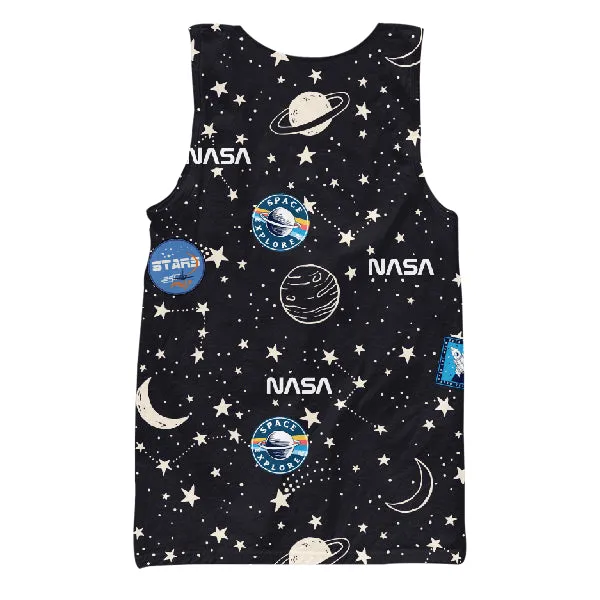 Nasa Pattern Men All over TANK TOP