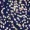 Navy Printed Tie Waist Wrap Top