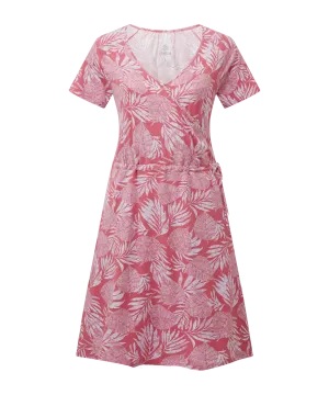 Neha Faux Wrap Dress - Rosie Bhodi Leaf