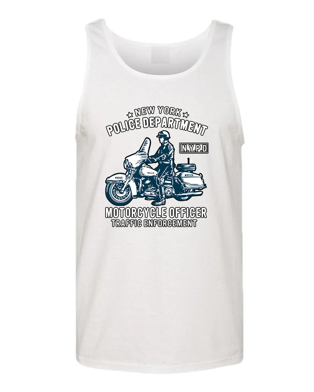 New York motorcycle officer traffic tank top