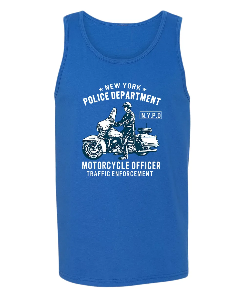 New York motorcycle officer traffic tank top