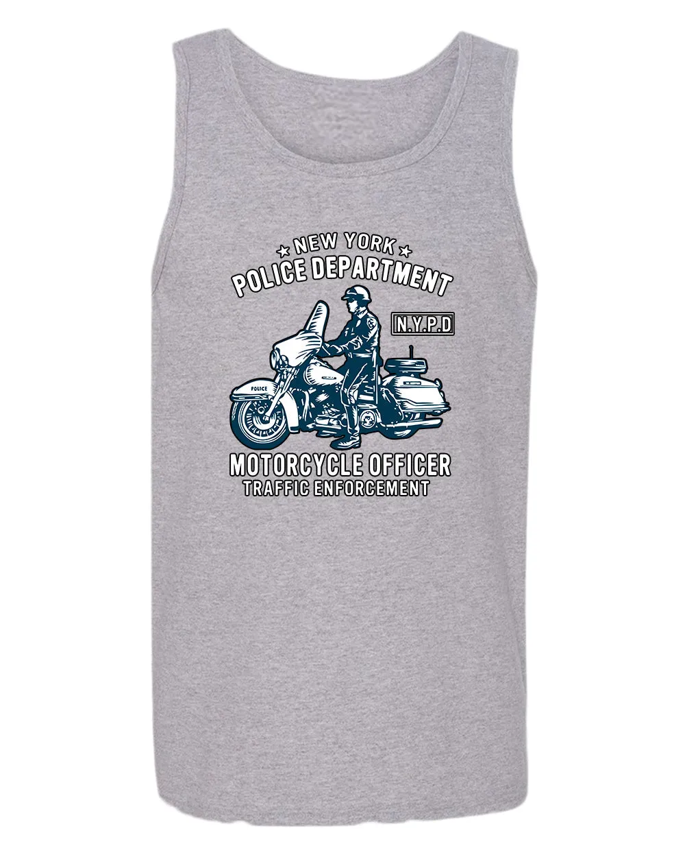 New York motorcycle officer traffic tank top