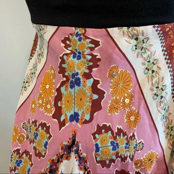 Nicole Miller Studio - Silk Handkerchief Dress - Size Small