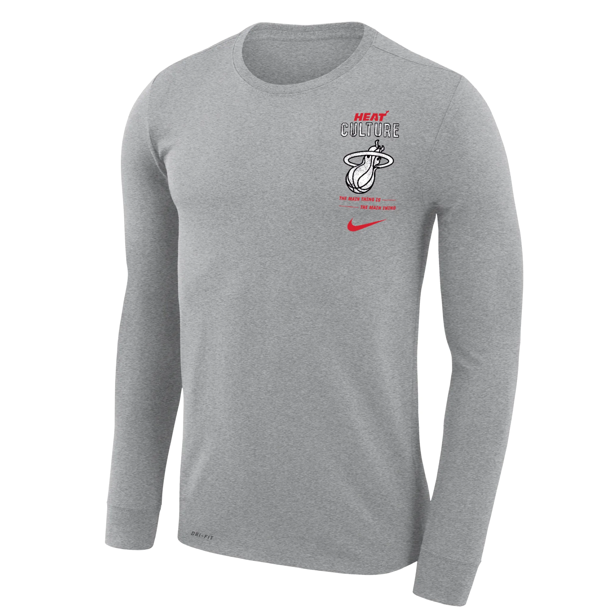 Nike HEAT Culture Grey Long Sleeve Tee