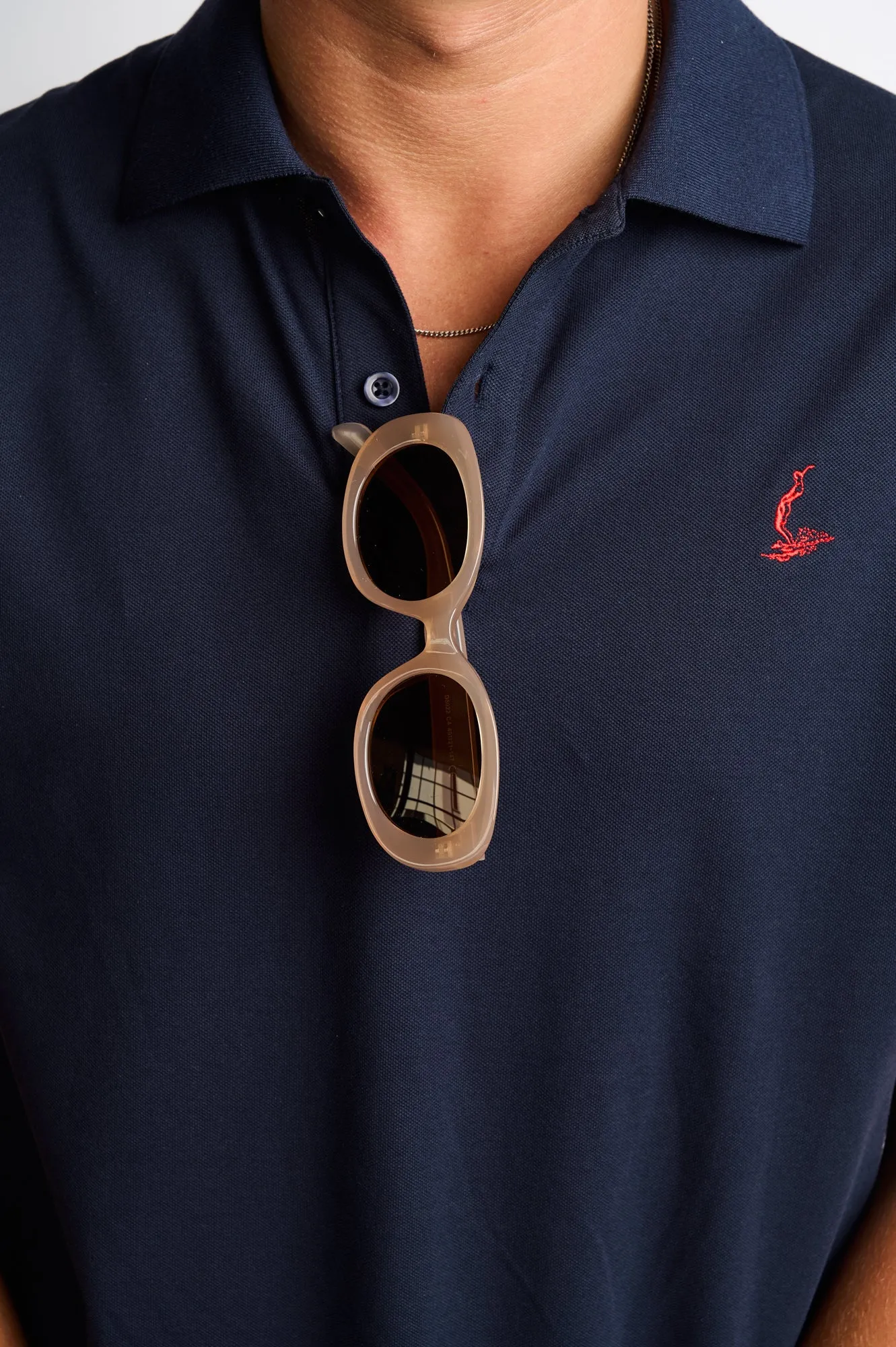 NL Embroidered Polo Navy