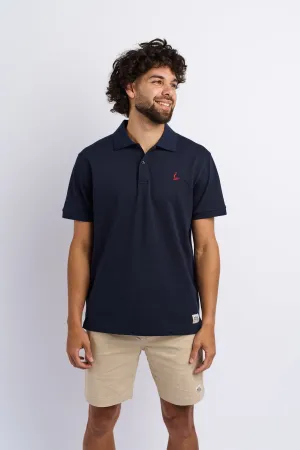 NL Embroidered Polo Navy