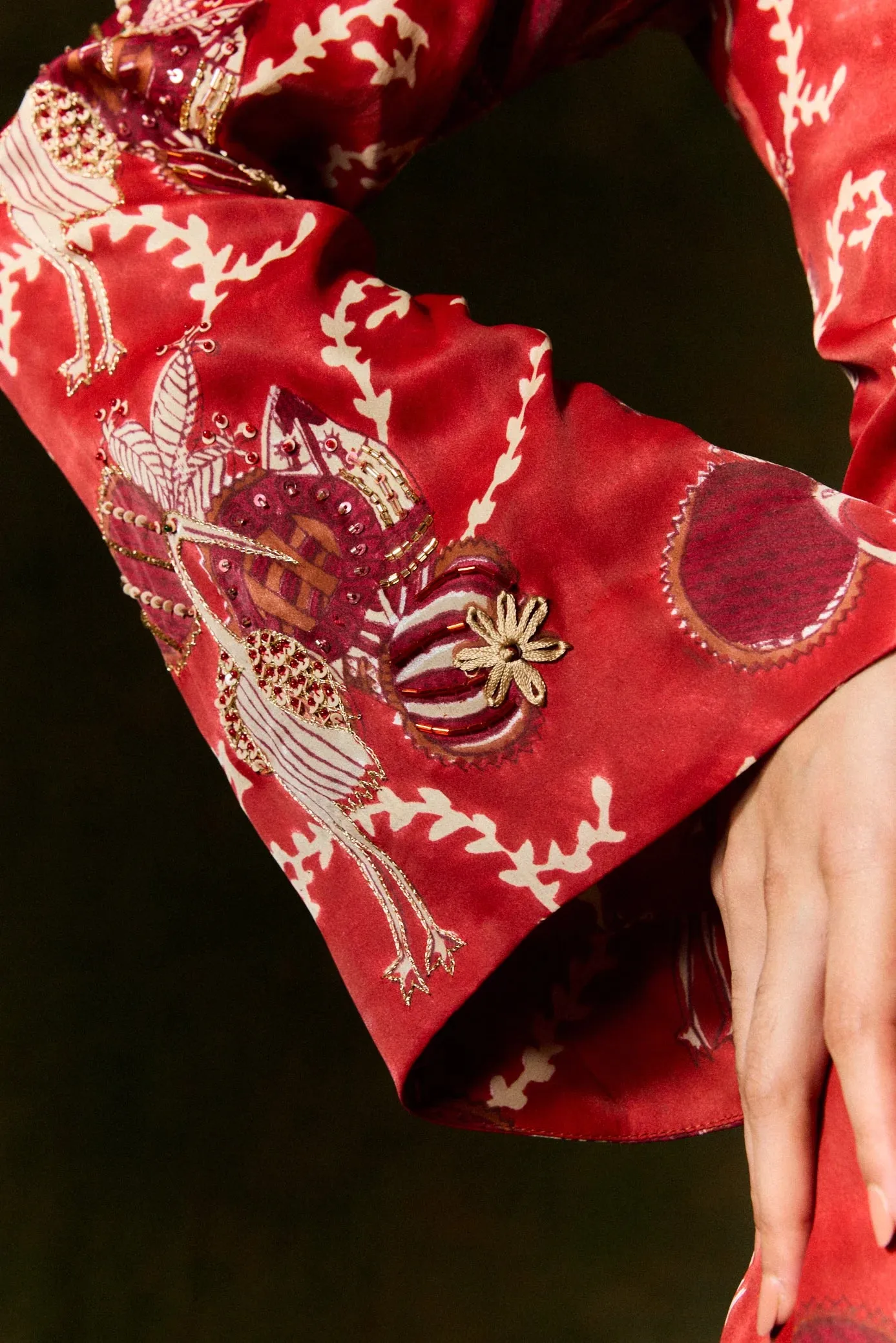 Noura | Silk Wrap Dress