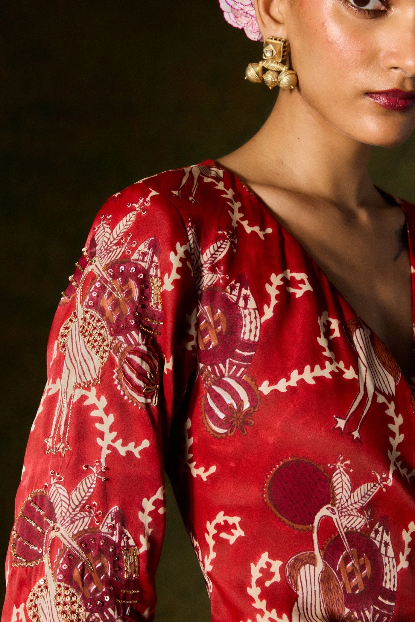 Noura | Silk Wrap Dress