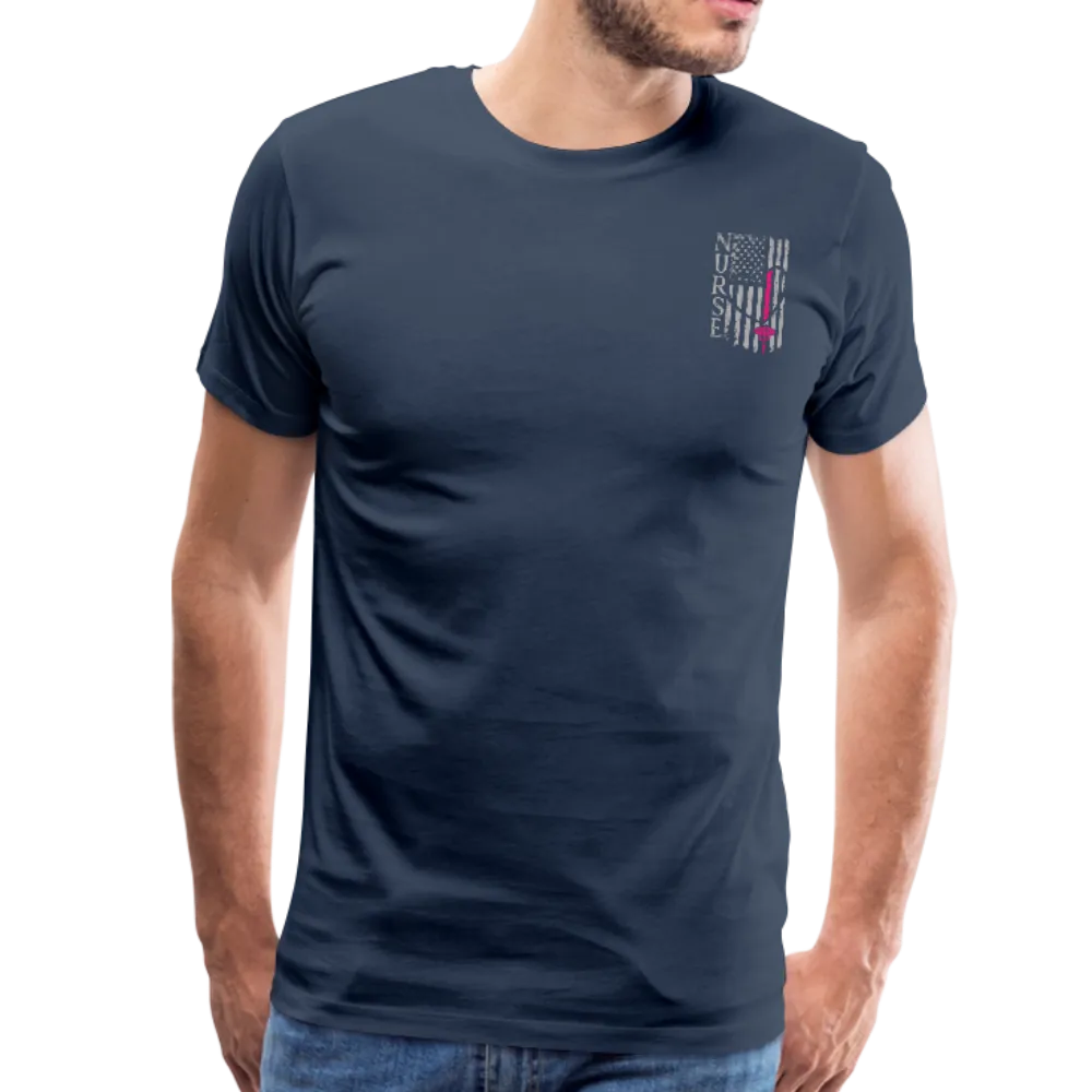 Nurse Flag Men's Premium T-Shirt (CK1213)
