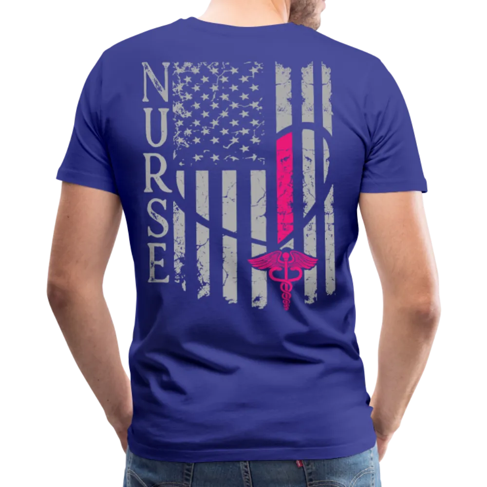 Nurse Flag Men's Premium T-Shirt (CK1213)