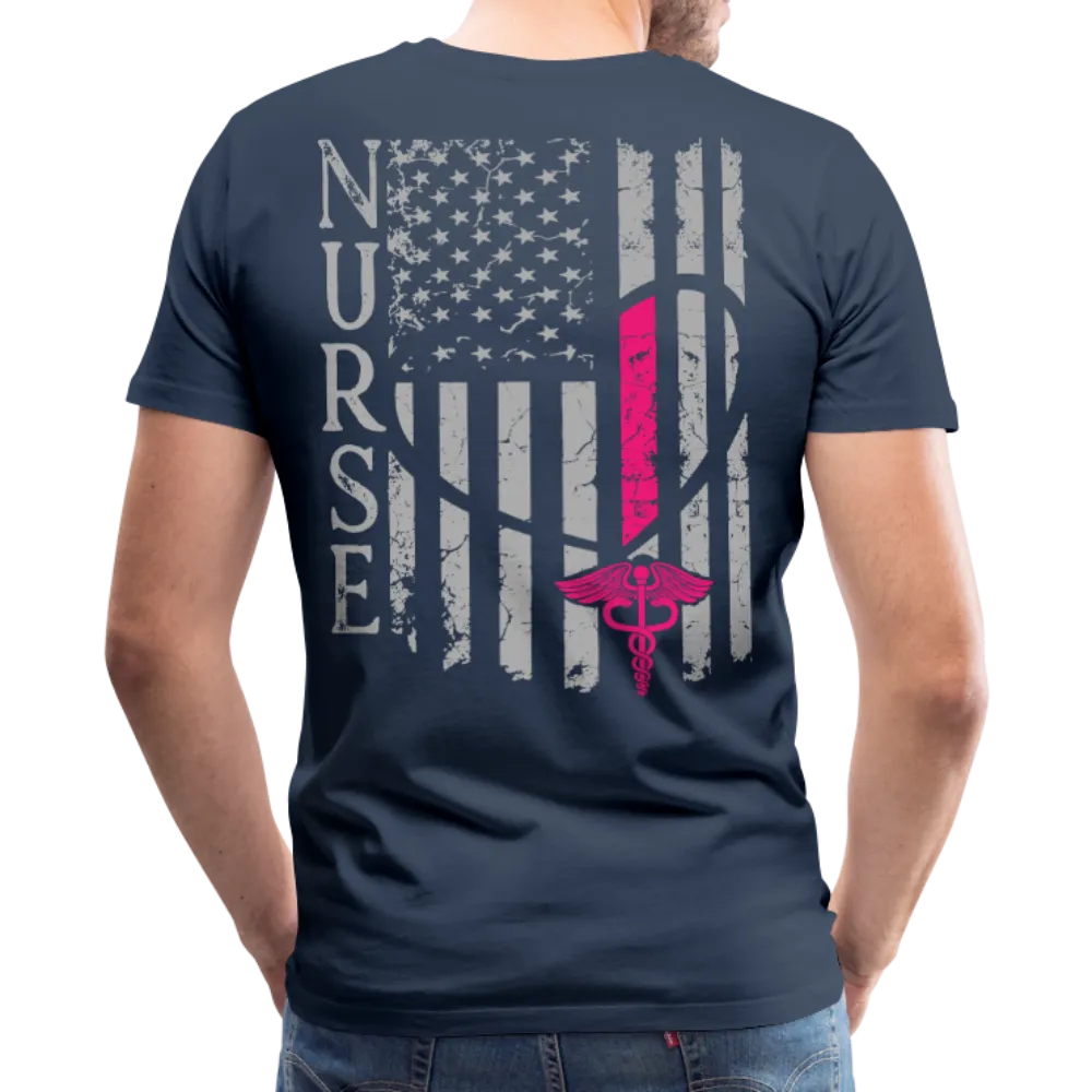 Nurse Flag Men's Premium T-Shirt (CK1213)