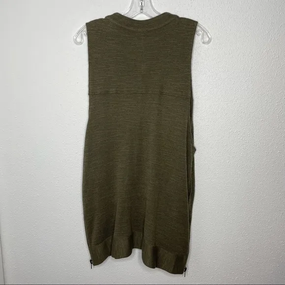 NWOT Free People Military Green Highway Vest Jacket size S