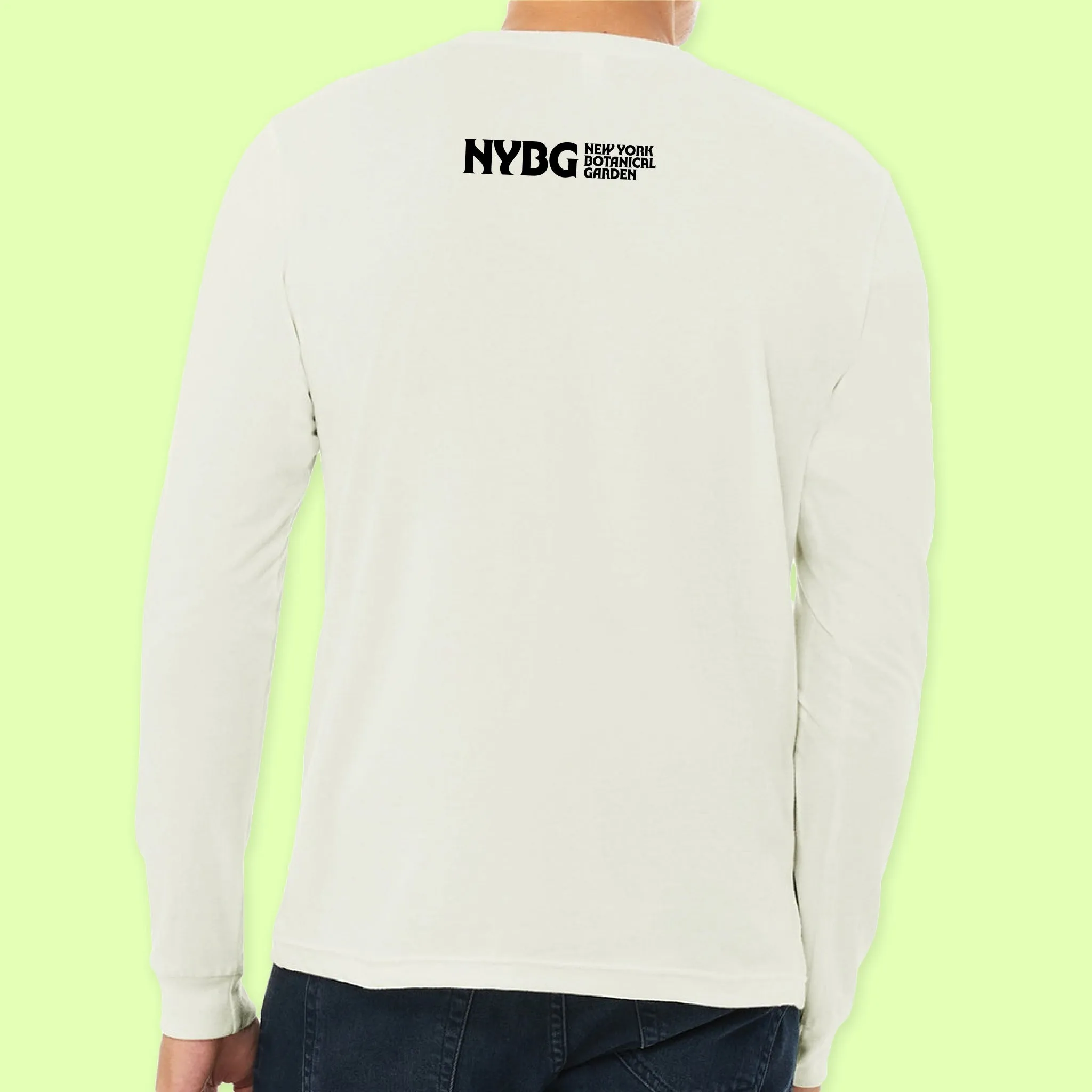 NYBG Map Long Sleeve T-shirt | Yellow
