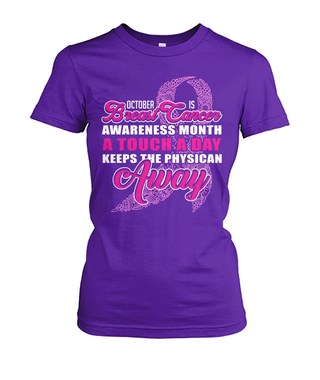 October Breast Cancer Awareness Month Shirts and Long Sleeves
