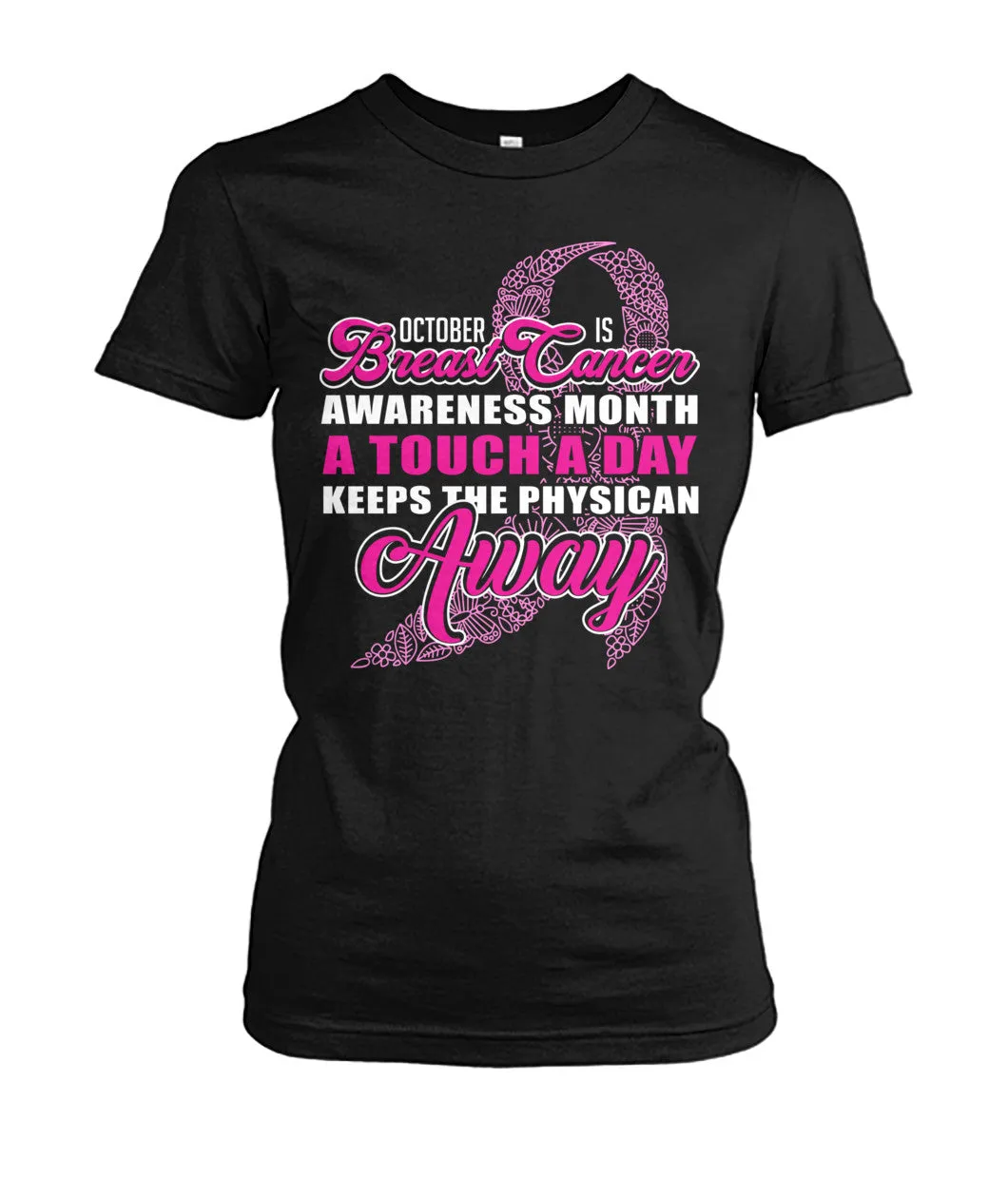 October Breast Cancer Awareness Month Shirts and Long Sleeves