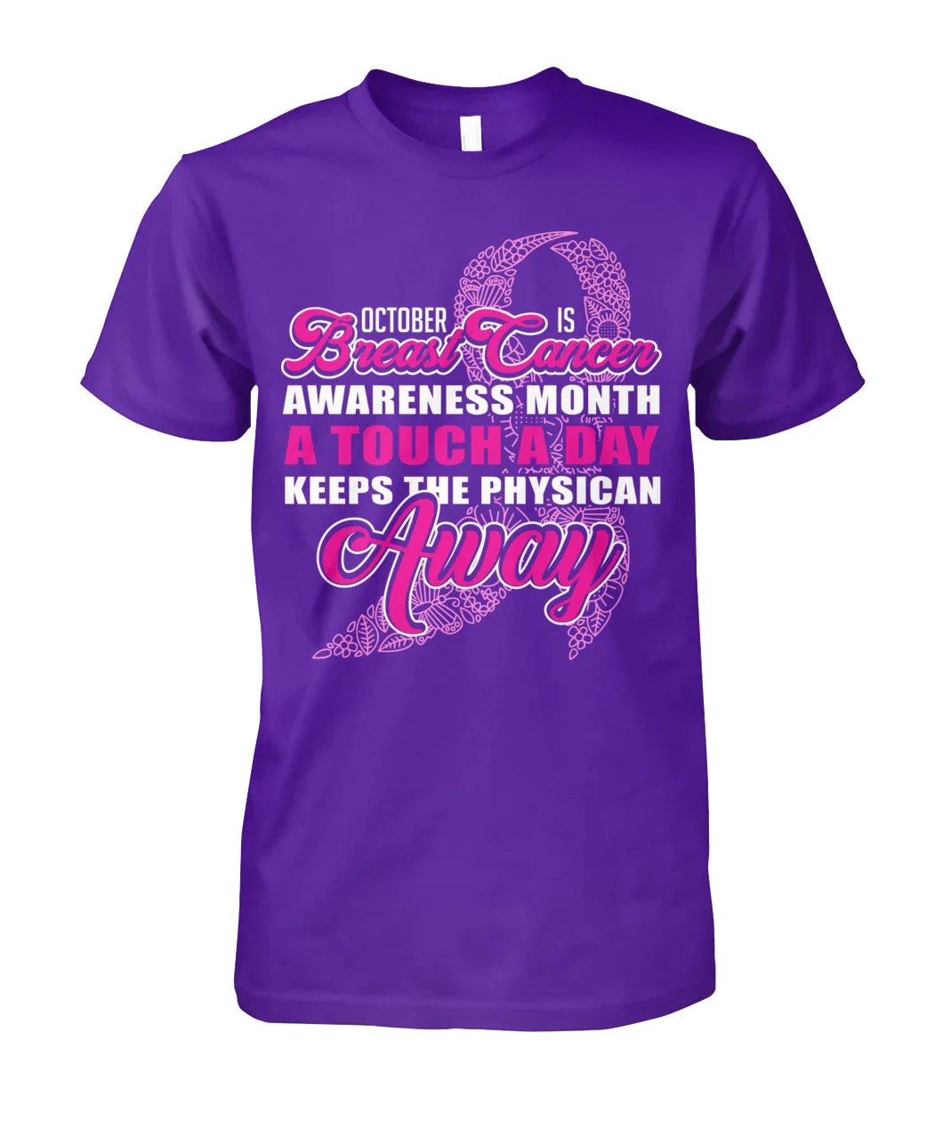 October Breast Cancer Awareness Month Shirts and Long Sleeves