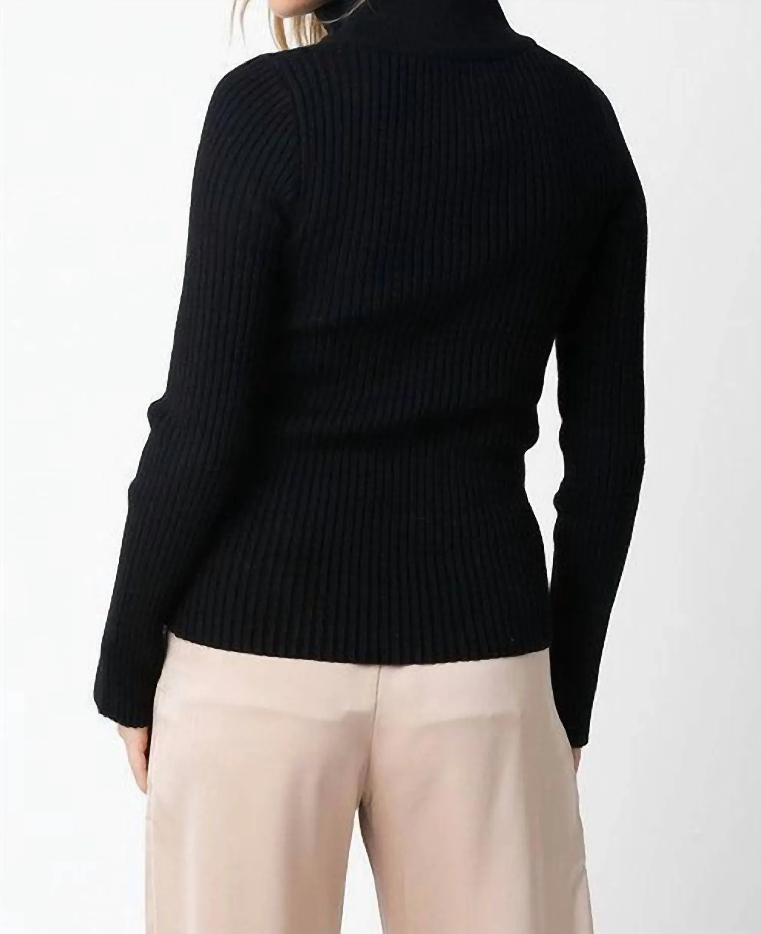 Olivaceous - Evie Zip Up Sweater