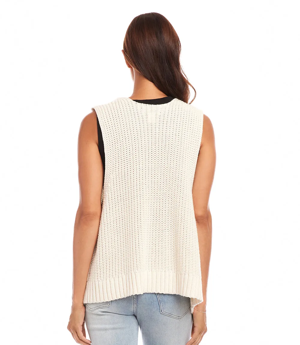 Open Sweater Vest